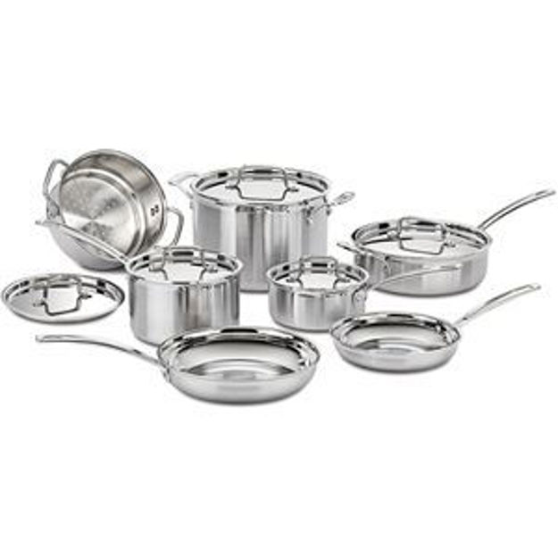 Picture of MultiClad Pro Triple-Ply Stainless 12-Piece Cookware Set