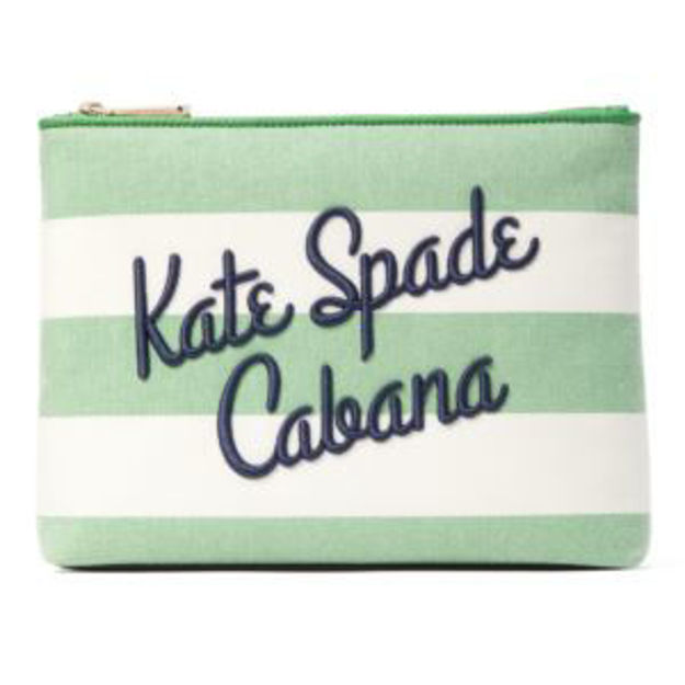 Picture of Cabana Canvas Pouch - Green Multi