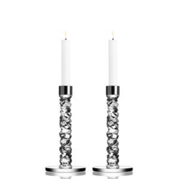 Picture of Carat Candlestick Silver Small 2-Pack