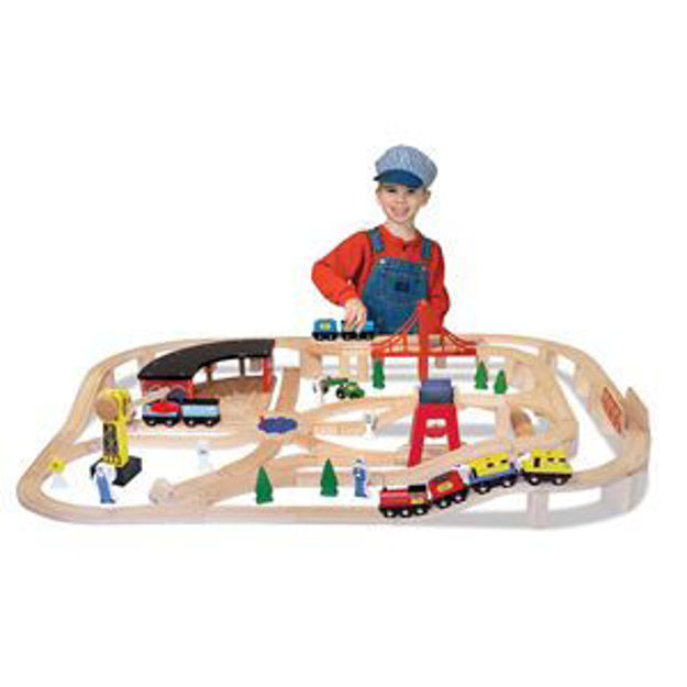 Picture of Wooden Railway Train Set