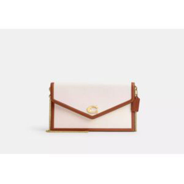 Picture of Essential Clutch Crossbody Bag - Stone/Amber