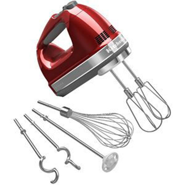 Picture of 9-Speed Hand Mixer with Turbo Beater II Accessories in Candy Apple Red