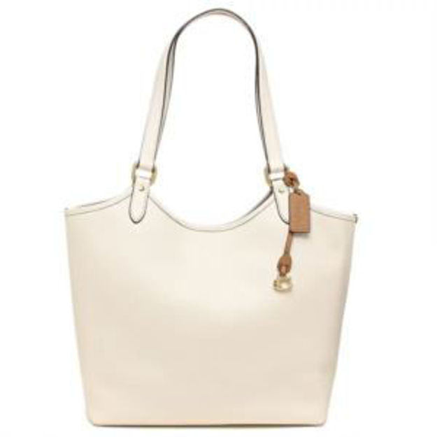 Picture of Leather Day Tote - Chalk