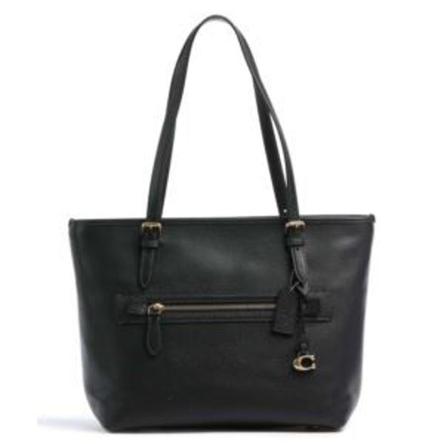 Picture of Polished Pebble Leather Taylor Tote - Black