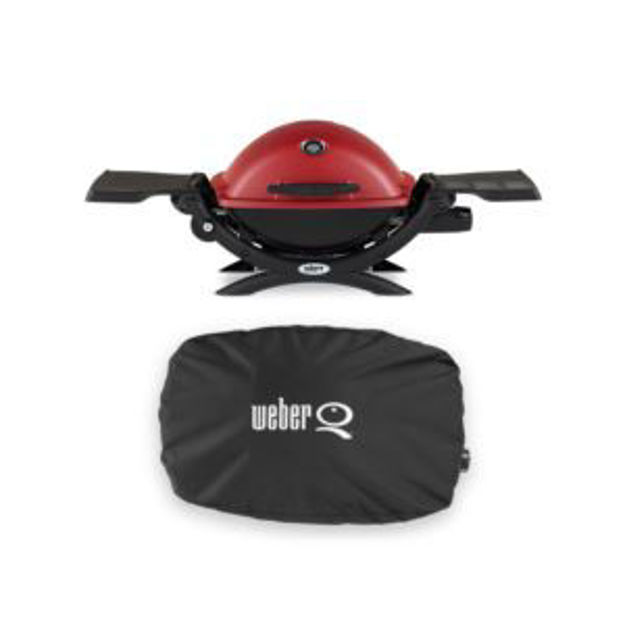 Picture of KIT Q1200 Portable LP Grill w/ Cover - Red
