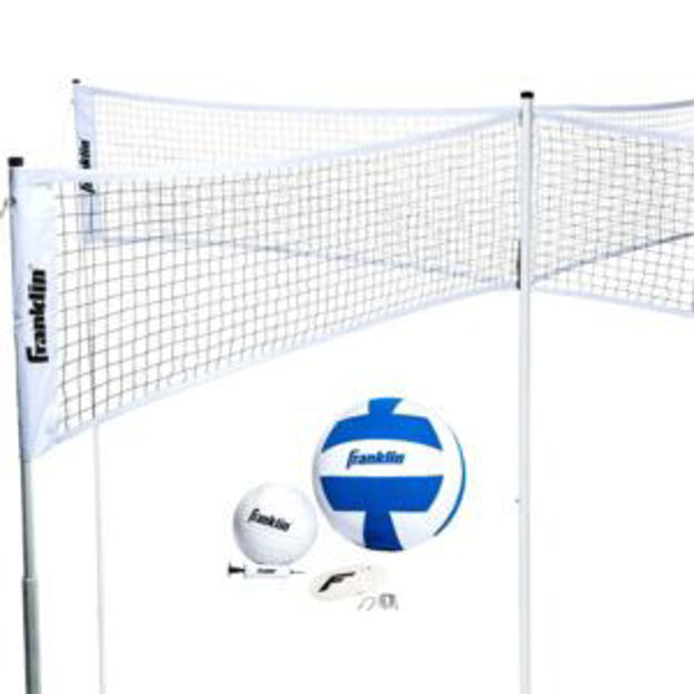Picture of Quad Volleyball Set w/ Balls & Pump