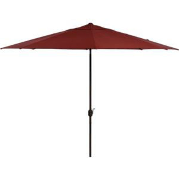 Picture of Montclair 11-Ft. Market Outdoor Umbrella in Chili Red