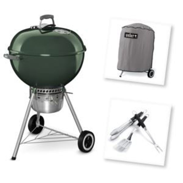 Picture of KIT 22'' Orig. Kettle Prem. -Green +Cover &3pc Tool