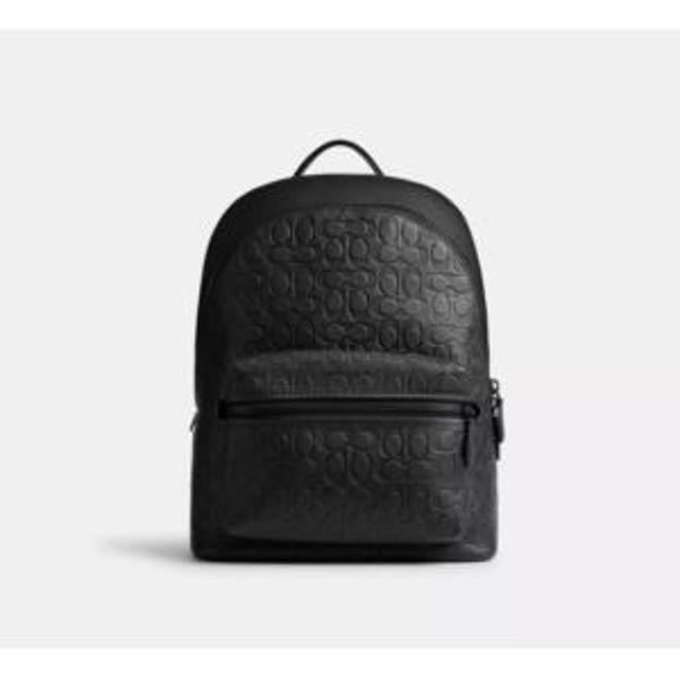 Picture of Charter Backpack in Signature Leather - Black