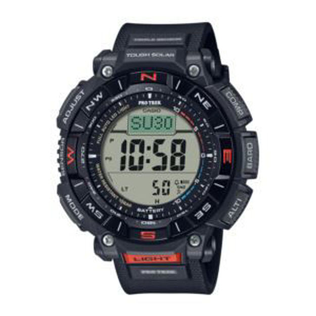 Picture of Pro Trek Triple Sensor Digital Black Biomass Plastic Watch