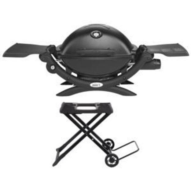 Picture of KIT Q1200 Gas Grill & Portable Cart - Black