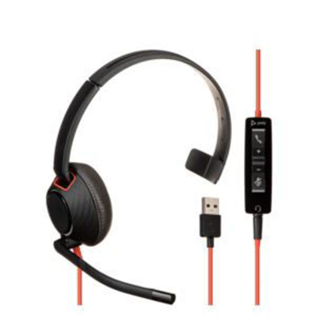 Picture of Poly Blackwire 5210 Monaural USB-C Headset