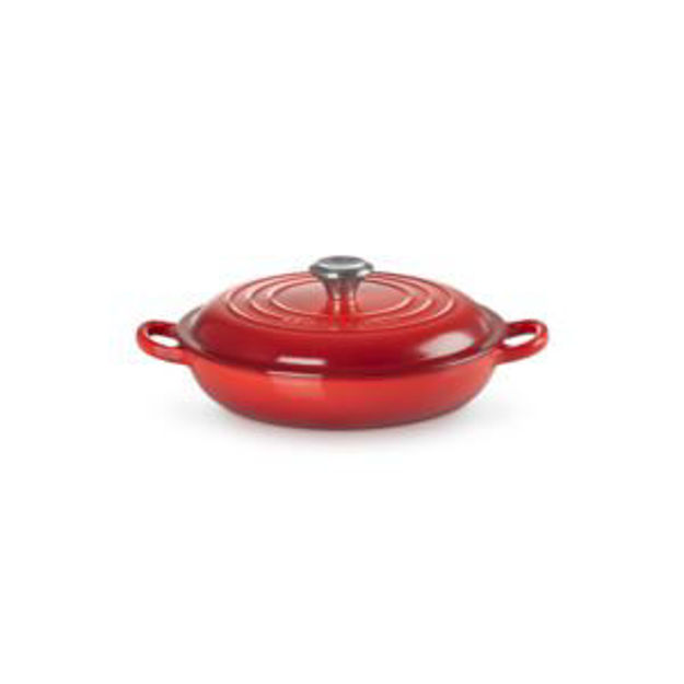 Picture of 1.5qt Signature Cast Iron Braiser Cerise