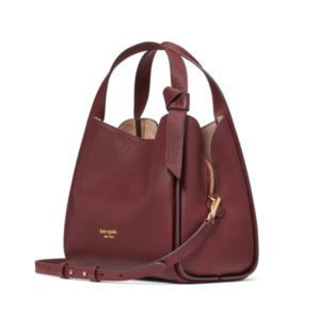 Picture of Knott Medium Crossbody Tote -  Cordovan