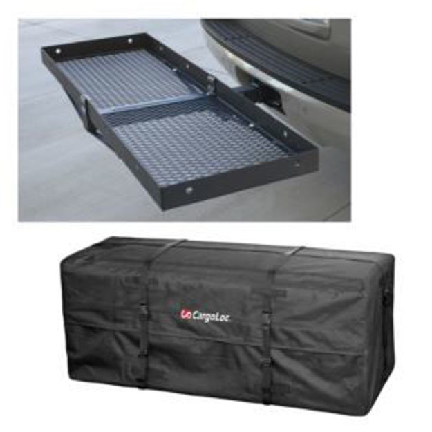 Picture of CargoLoc Cargo Bag for Hitch Mount Carrier plus CargoLoc Hitch Mounted Cargo Bag