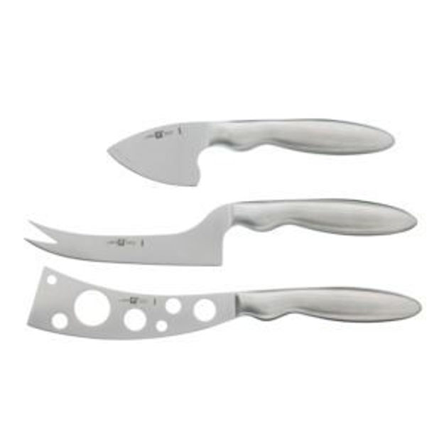 Picture of 3pc Stainless Steel Cheese Knife Set