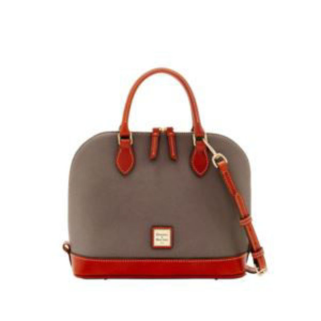 Picture of Pebble Grain Zip Zip Satchel