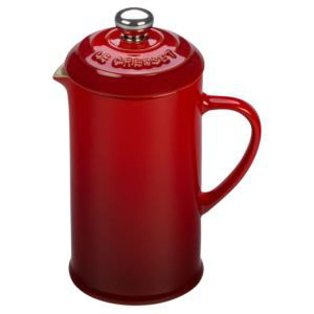 Picture of 34oz Cafe Collection Stoneware French Press Cerise