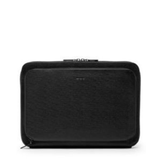 Picture of Nassau Laptop Portfolio- Black Embossed Leather