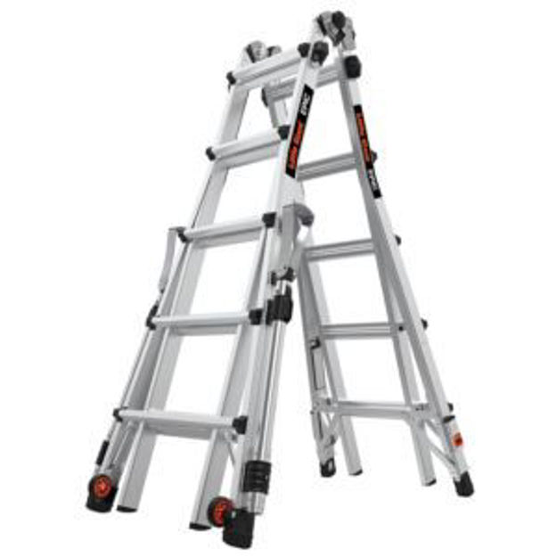 Picture of Epic Model 22 Aluminum Articulated Extendable Type IA Ladder w/ Epic Bundle