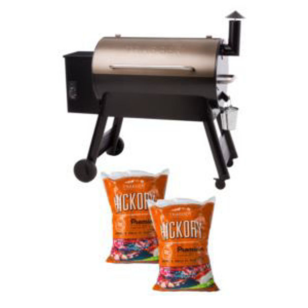 Picture of Pro Series 34 Pellet Grill Bronze w/ Hickory Pellets