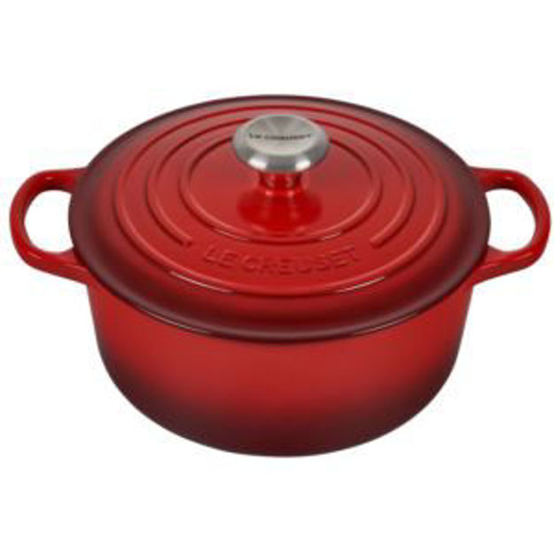 Picture of 4.5qt Signature Cast Iron Round Dutch Oven Cerise