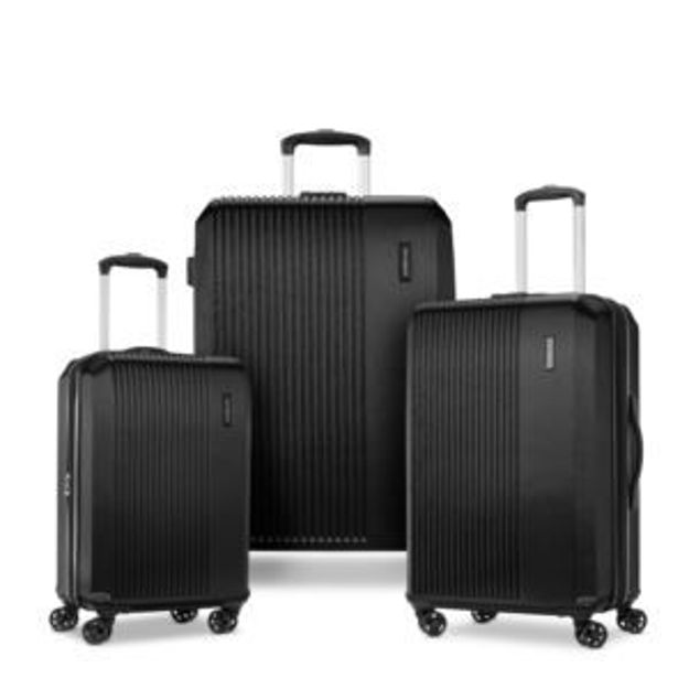 Picture of Alliance SE 3pc Hardside Spinner Luggage Set Bass Black