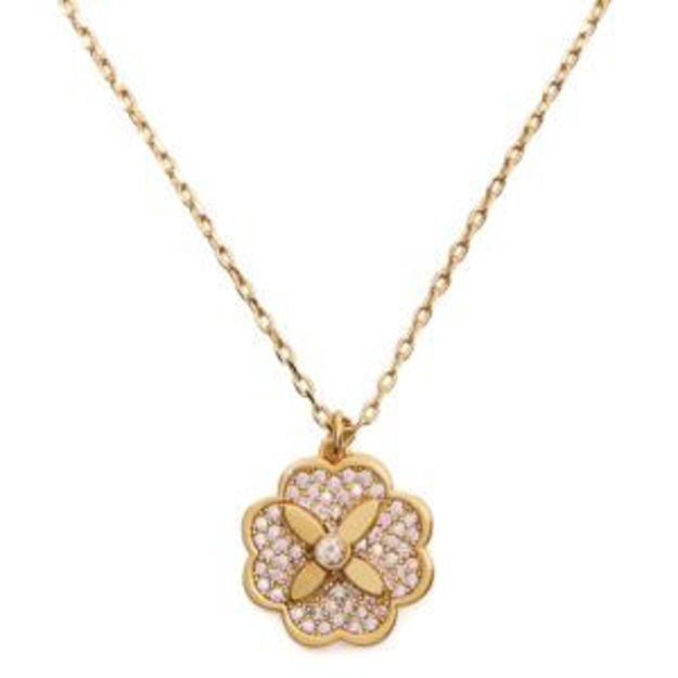 Picture of Heritage Bloom Mini Pendant - Clear/Gold