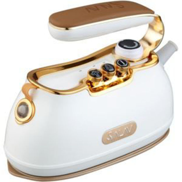 Picture of Retro Edition Duopress Steamer and Iron with Ceramic Coated Plate, Pearl