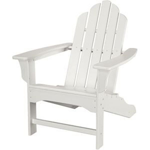 Picture of All-Weather Contoured Adirondack Chair - White