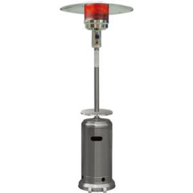 Picture of 7-Ft. Tall 48,000 BTU Propane Umbrella Patio Heater with Wheels for Outdoor Events and Entertaining