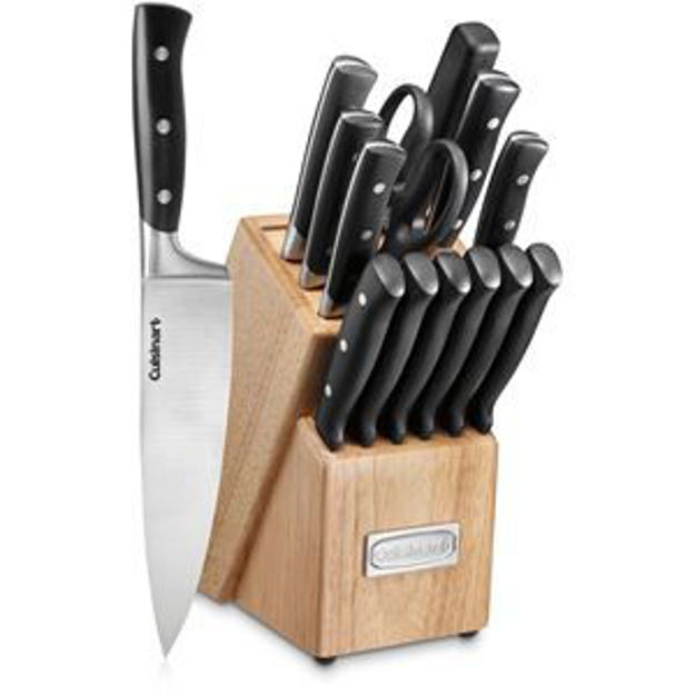 Picture of Classic 15 Pc. Triple-Rivet Cutlery Block Set