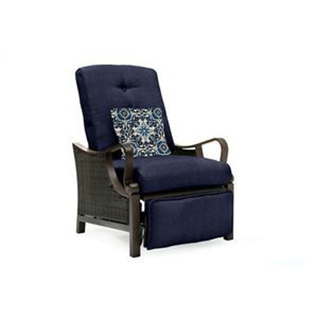 Picture of Ventura Outdoor Luxury Recliner in Navy Blue