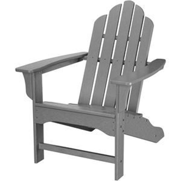 Picture of All-Weather Contoured Adirondack Chair - Grey