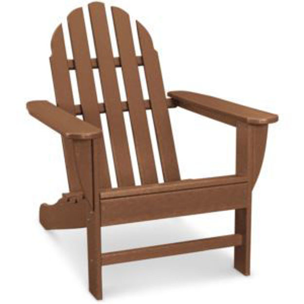 Picture of Classic All-Weather Adirondack Chair in Teak