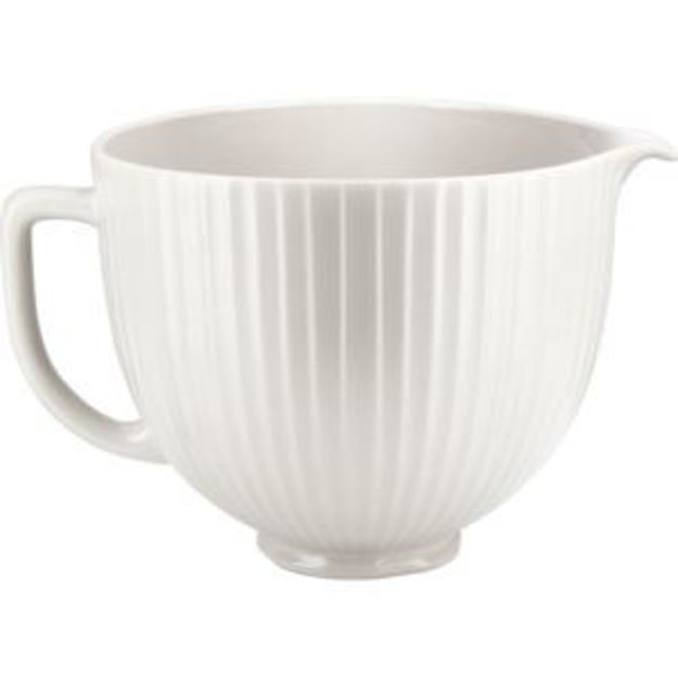 Picture of 5-Qt. Ceramic Bowl for Tilt-Head Stand Mixers, Classic Columns