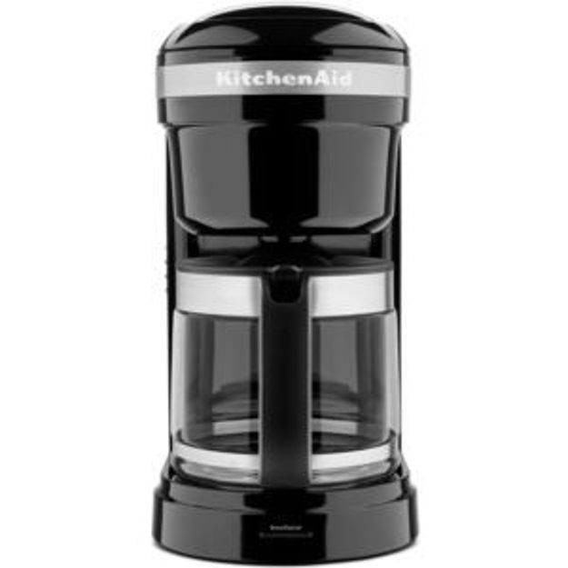 Picture of 12-Cup Drip Coffee Maker with Spiral Showerhead in Onyx Black