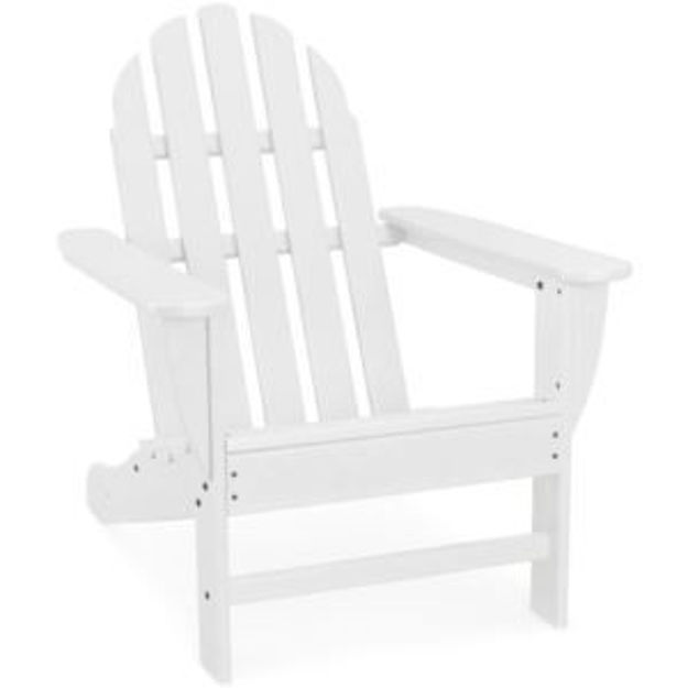 Picture of Classic All-Weather Adirondack Chair in White