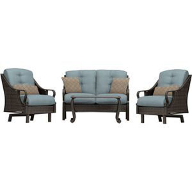 Picture of Ventura 4-Piece Patio Set in Ocean Blue