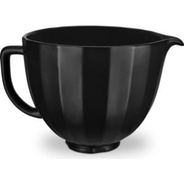 Picture of 5-Qt. Ceramic Bowl for Tilt-Head Stand Mixers, Black Shell