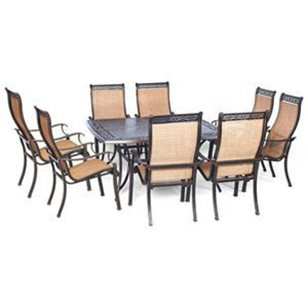 Picture of Manor 9-Piece Outdoor Dining Set with Large Square Table