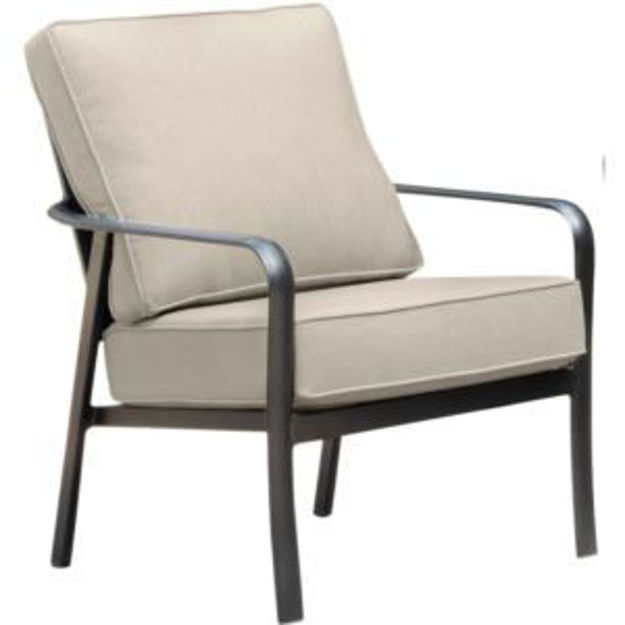 Picture of Cortino Commercial-Grade Aluminum Club Chair with Plush Sunbrella Cushions