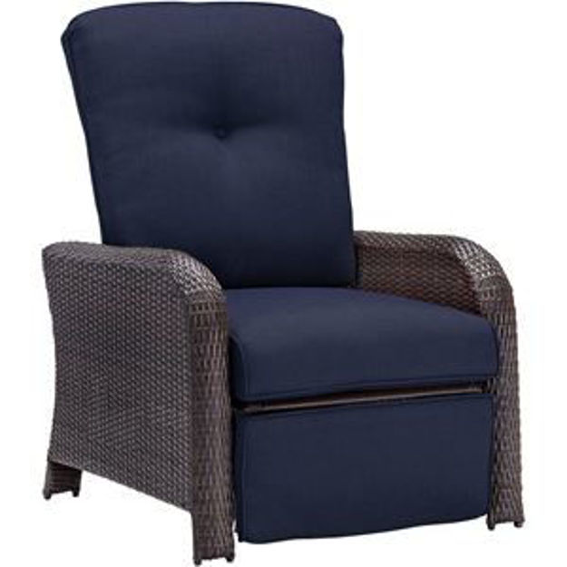 Picture of Strathmere Luxury Recliner in Navy Blue