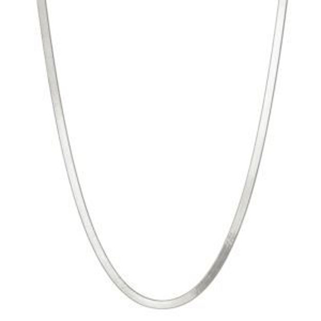 Picture of Herringbone Chain Necklace Silver