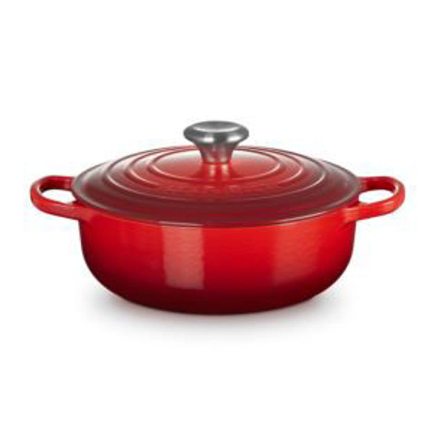 Picture of 3.5qt Signature Cast Iron Sauteuse Cerise