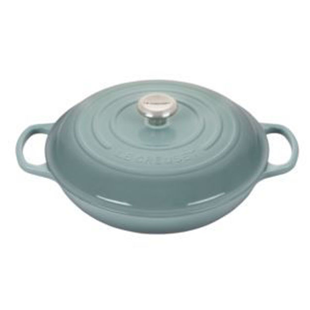 Picture of 3.5qt Signature Cast Iron Braiser Sea Salt