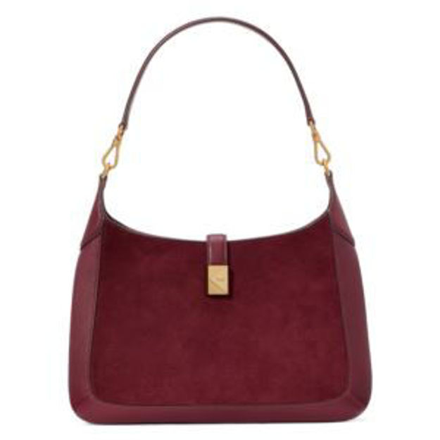 Picture of Deco Leather & Suede Hobo Bag - Cherry Juice Multi