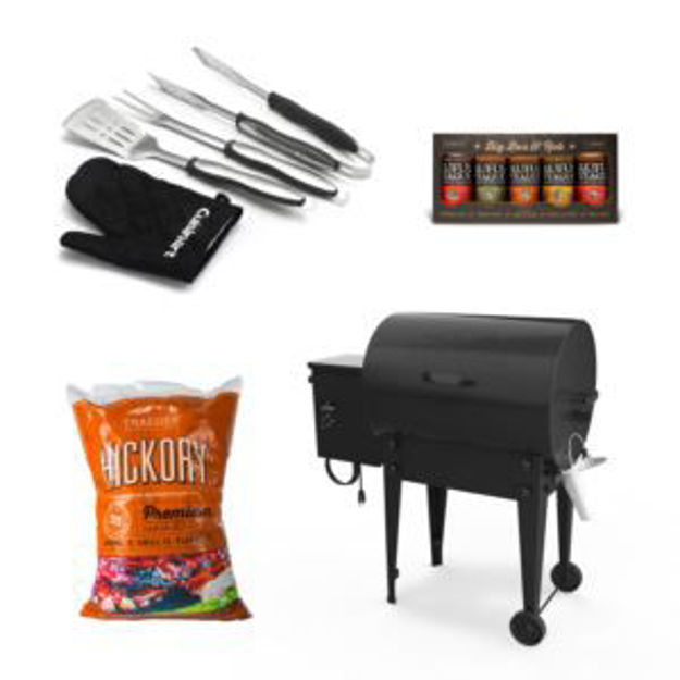 Picture of Tailgater Pellet Grill/Smoker Starter Set Black