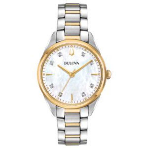 Picture of Ladies Sutton 2-Tone Stainless Steel Watch White Mother-of-Pearl