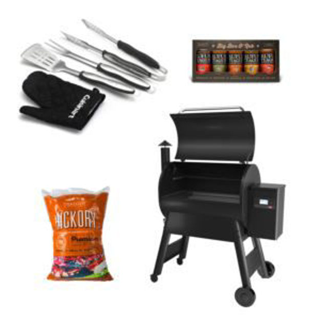 Picture of Pro 780 Smart Pellet Grill/Smoker Starter Set Black